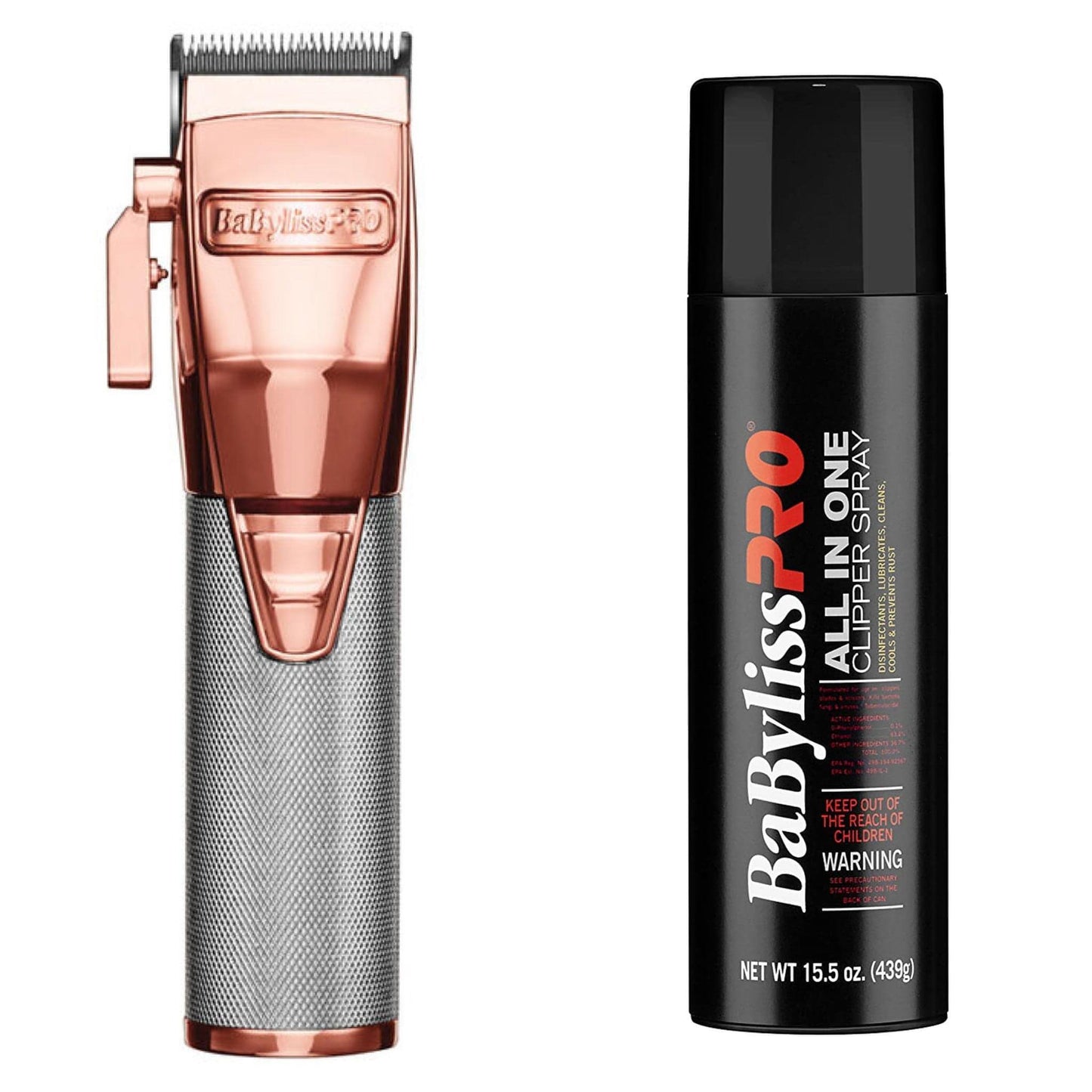 BaByliss Pro FX870 Clippers + Clipper Spray Bundle (Combo)