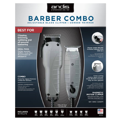 Andis Barber Clipper & Trimmer (Combo)