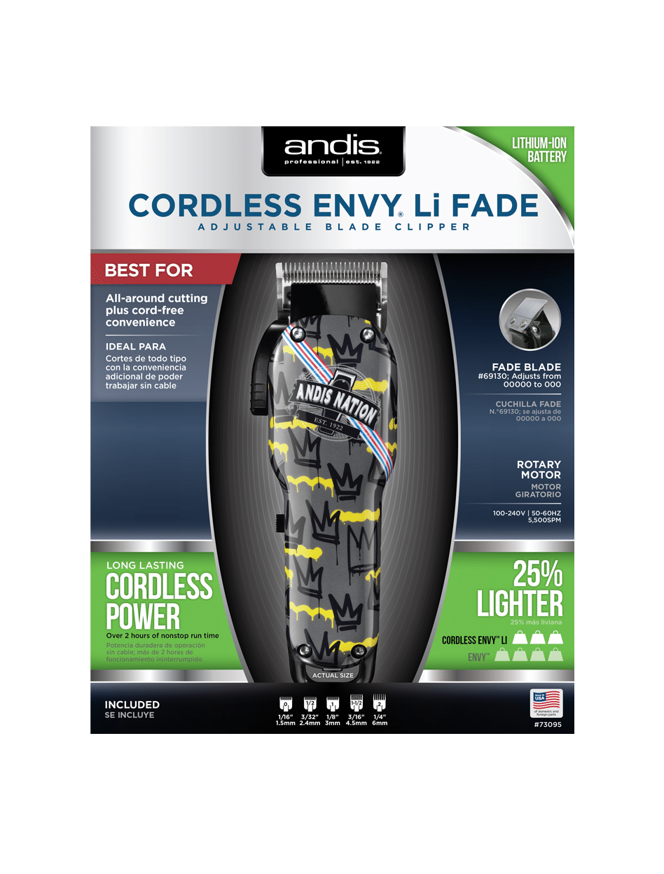 Andis Cordless Envy Li Fade Clipper (73095)