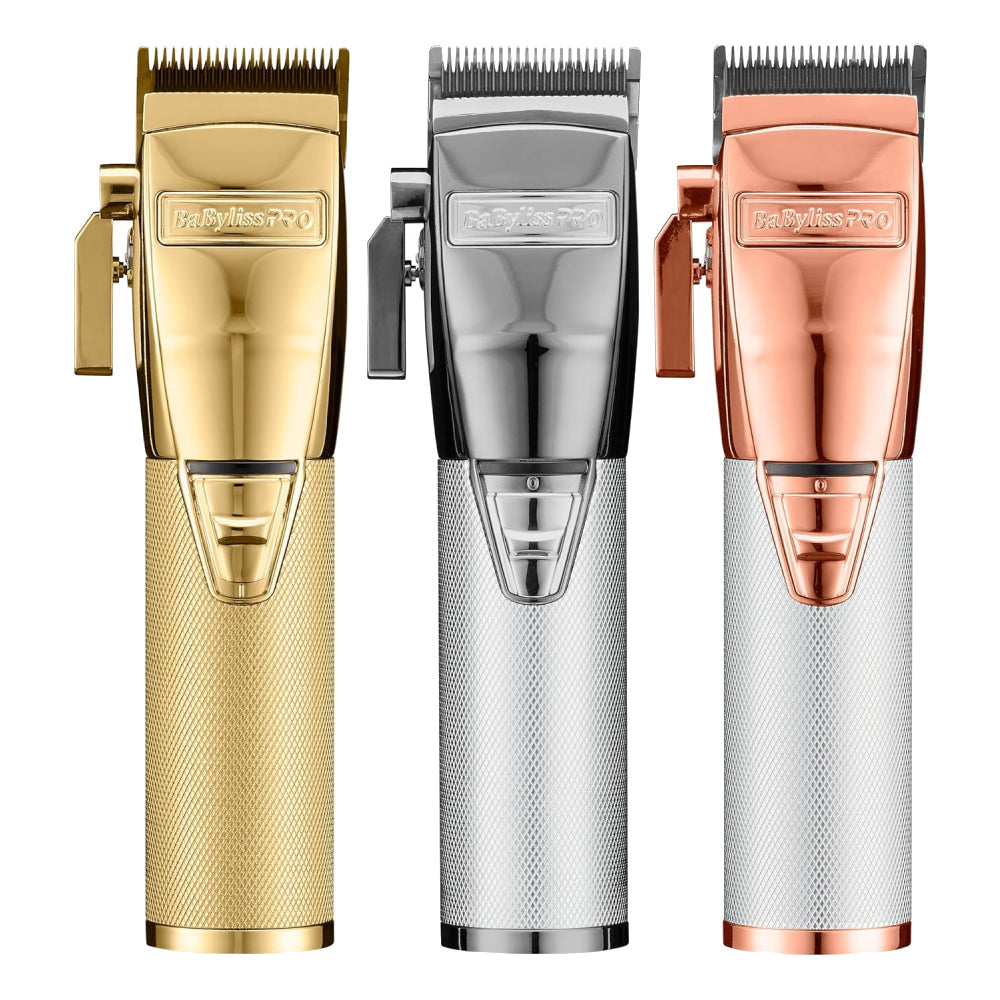 Babyliss Pro FX+ Upgraded All-Metal Lithium Clipper (Gold / Silver / Rose Gold)