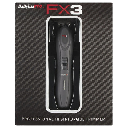 Babyliss Pro FX3 High Torque Cordless Trimmer Black (FXX3TB)