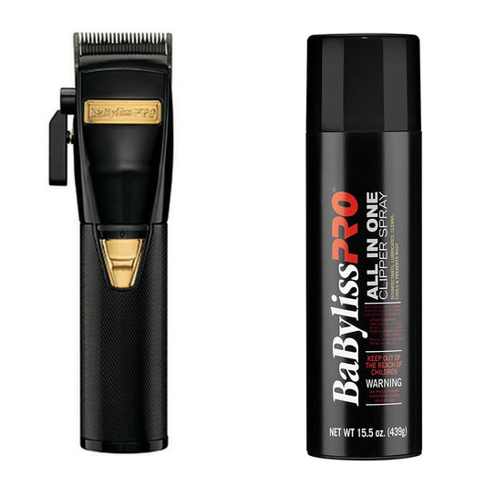 BaByliss Pro FX870 Clippers + Clipper Spray  Bundle (Combo)