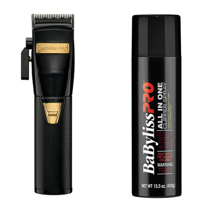 BaByliss Pro FX870 Clippers + Clipper Spray  Bundle (Combo)