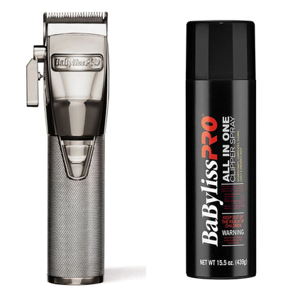 BaByliss Pro FX870 Clippers + Clipper Spray  Bundle (Combo)