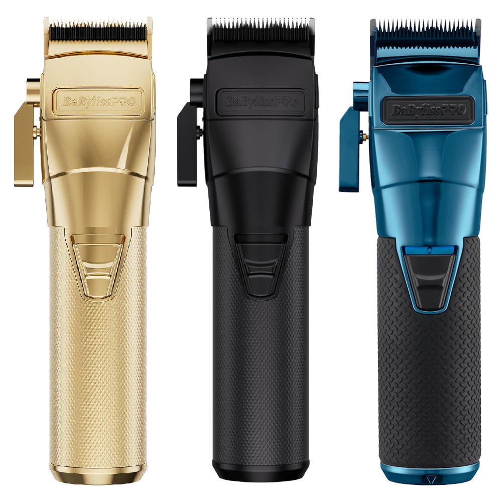 Babyliss Pro FXONE Gold/Black/Blue Cordless Clipper (#FX899)