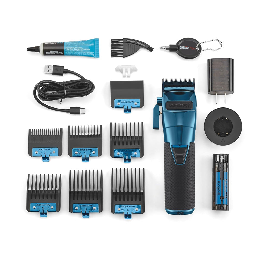 Babyliss Pro FXONE Gold/Black/Blue Cordless Clipper (#FX899)