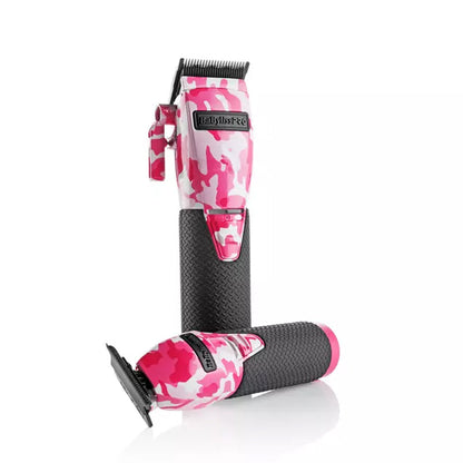 Babyliss Pro LimitedFX Pink Camo Clipper and Trimmer Combo #FXHOLPKCAMPK