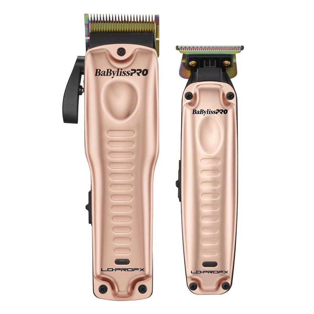 Babyliss Pro LO-PROFX Clipper & Trimmer Combo Rose Gold (FXHOLPKLP-RG)