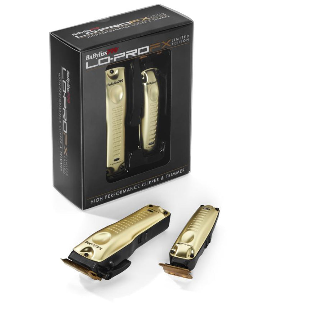 Babyliss Pro LO-PROFX Clipper & Trimmer Combo Gold (FXHOLPKLP-G)