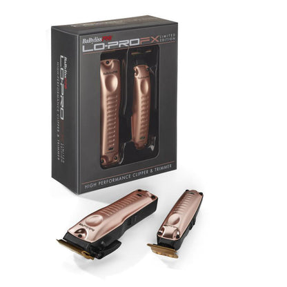 Babyliss Pro LO-PROFX Clipper & Trimmer Combo Rose Gold (FXHOLPKLP-RG)