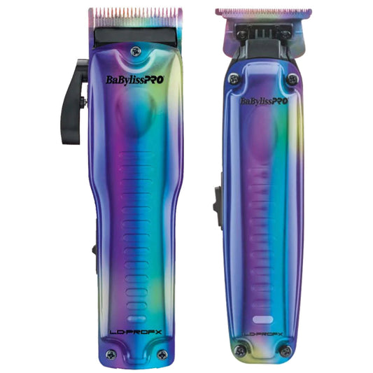 Babyliss Pro Lo-ProFX Clipper and Trimmer - Iridescent (Combo)