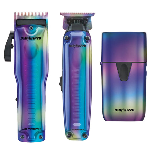 Babyliss Pro Lo-ProFX Clipper, Trimmer, and Shaver - Iridescent (Combo)