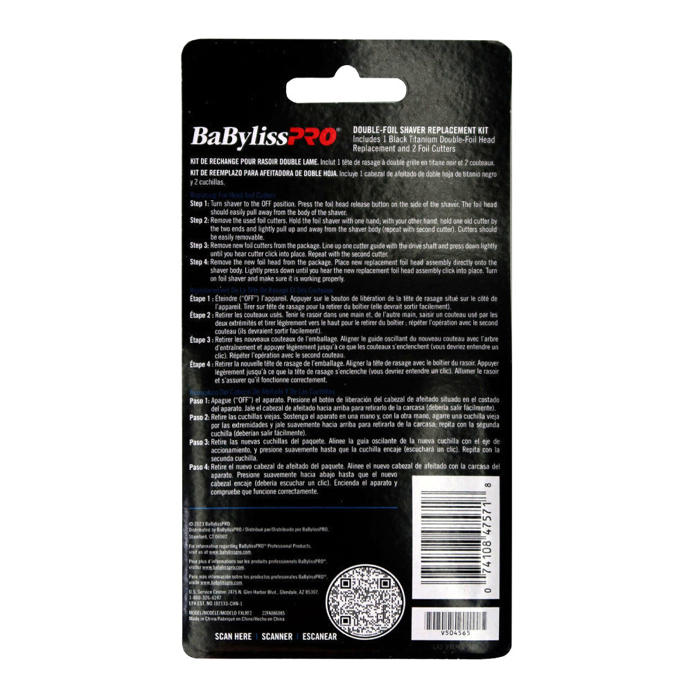 BaByliss PRO Replacement Foil w/Cutters for FXLFS2 (FXLRF2)