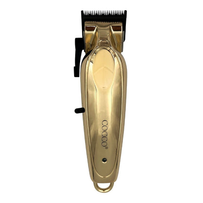 Cocco Pro All Metal Hair Clipper & Trimmer Combo - Gold (Dual Voltage)