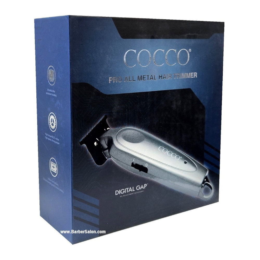 Cocco Pro All Metal Hair Trimmer - Gray (Dual Voltage)