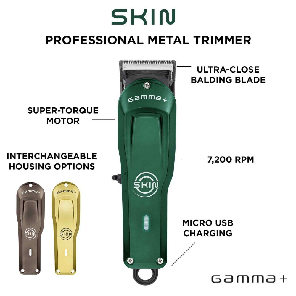 Gamma+ Skin Cordless Clipper w/ Super Torque Rotary Motor (GP603R)