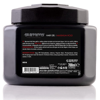 Gummy Hair Gel Maximum Hold (700ml)