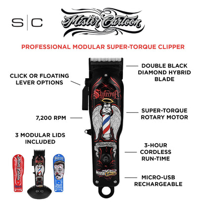 StyleCraft Limited Edition Mister Cartoon Rebel Cordless Clipper