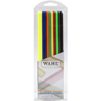 Wahl Assorted Colored Styling Combs 12 Pack